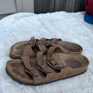 Birkenstocks Florida Soft Footbed Birko-Flor Nubuk Size 38 US 7